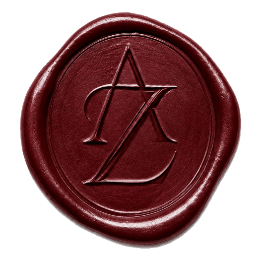 Burgundy wedding seal